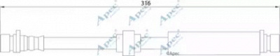 APEC BRAKING hos4150 -  